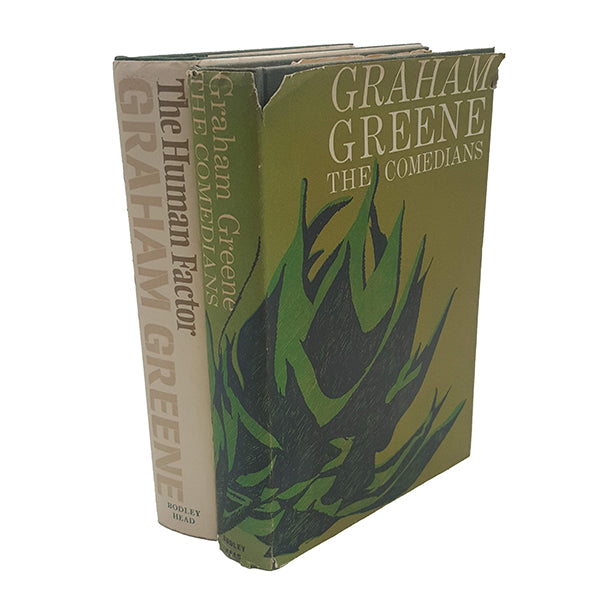 Graham Greene First Editions: The Comedians &amp; The Human Factor - Bodley Head, 1966-78