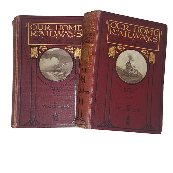 Our Home Railways Vol. I &amp; II by W. J. Gordon - Warne, 1910