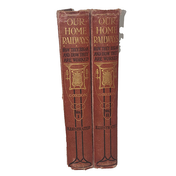 Our Home Railways Vol. I &amp; II by W. J. Gordon - Warne, 1910