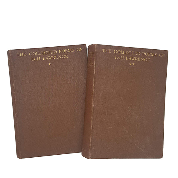 The Collected Poems of D. H. Lawrence Vol. I &amp; II - Secker, 1929
