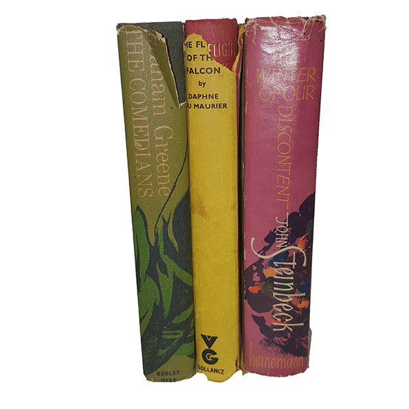 1960s First Editions: The Comedians; The Flight of the Falcon; The Winter of Our Discontent (3 Books)