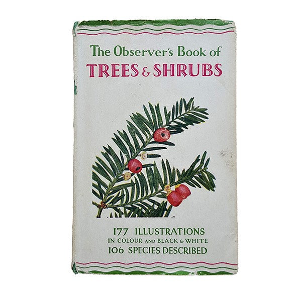 The Observer's Book of Trees and Shrubs by W. J. Stokoe (#4) DJ