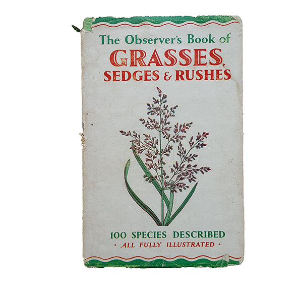 The Observer's Book of Grasses, Sedges &amp; Rushes by Francis Rose (#7) DJ