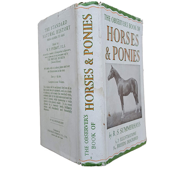 The Observer's Book of Horses &amp; Ponies by R. S. Summerhays (#9) DJ