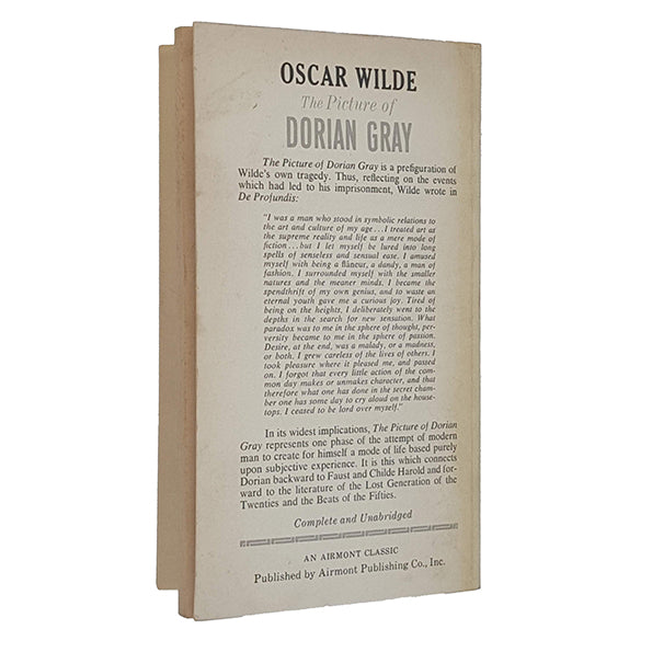 Oscar Wilde's The Picture of Dorian Gray - Airmont 1964