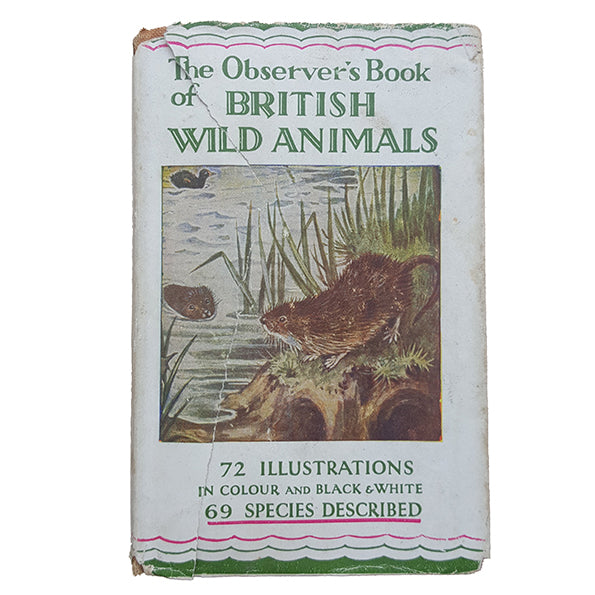 The Observer's Book of British Wild Animals of the British Isles by W.J. Stokoe (#5) DJ