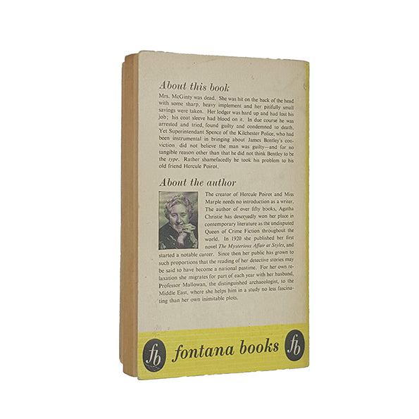 Mrs McGinty’s Dead by Agatha Christie - Fontana 1958