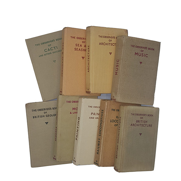 Half a Foot of Beige Observer Books (9 Books)