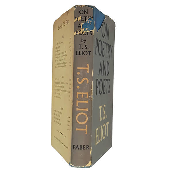 On Poetry and Poets by T.S. Eliot - Faber, 1957
