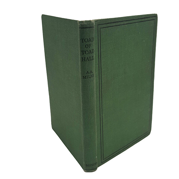 A.A. Milne's Toad of Toad Hall - Methuen, 1930