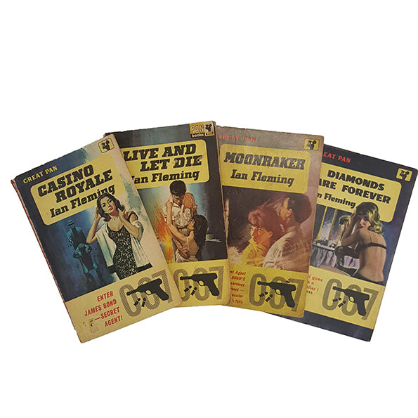 James Bond 007 - 4 Vintage Paperbacks - Pan, c.1960