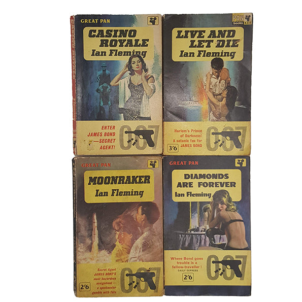 James Bond 007 - 4 Vintage Paperbacks - Pan, c.1960