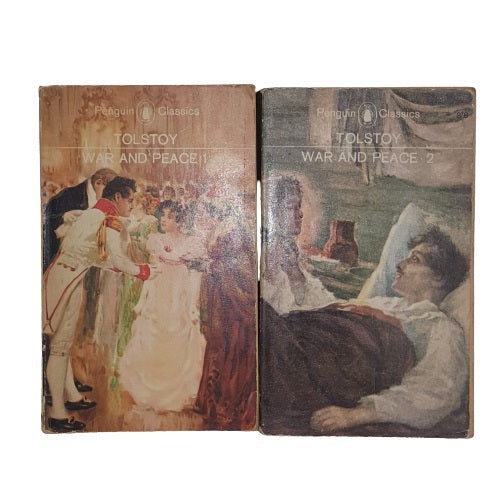 Leo Tolstoy's War and Peace Volume 1 and 2 - Penguin, c.1970
