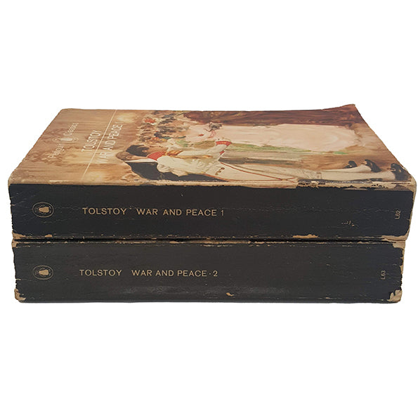 Leo Tolstoy's War and Peace Volume 1 and 2 - Penguin, c.1970