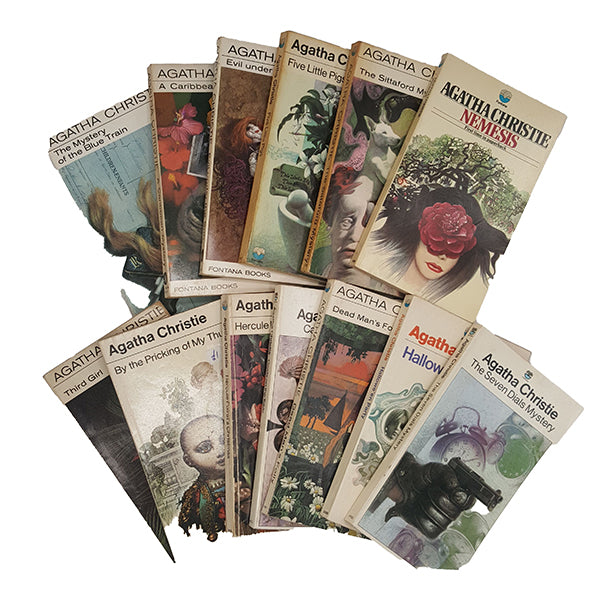 Agatha Christie Vintage 14-Book Collection - Fontana, c.1970