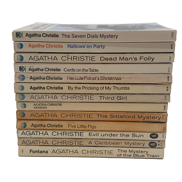 Agatha Christie Vintage 14-Book Collection - Fontana, c.1970