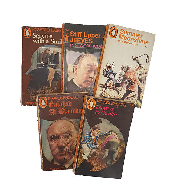 P. G. Wodehouse 5 Vintage Penguin Book Collection, 1965-6