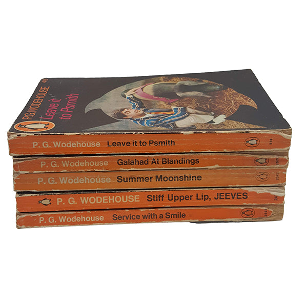 P. G. Wodehouse 5 Vintage Penguin Book Collection, 1965-6