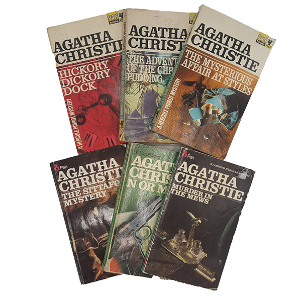 Agatha Christie Vintage 6-Book Collection - Fontana, c.1970