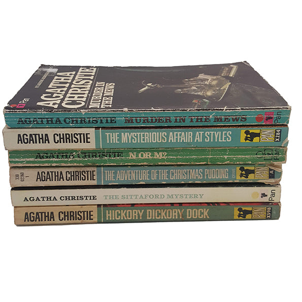 Agatha Christie Vintage 6-Book Collection - Fontana, c.1970