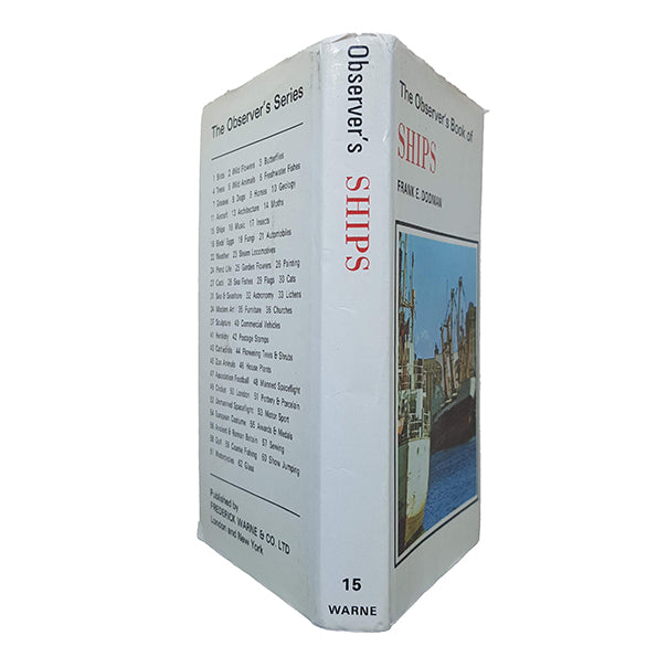 The Observer's Book of Ships by Frank E. Dodman (#15) 1970 DJ