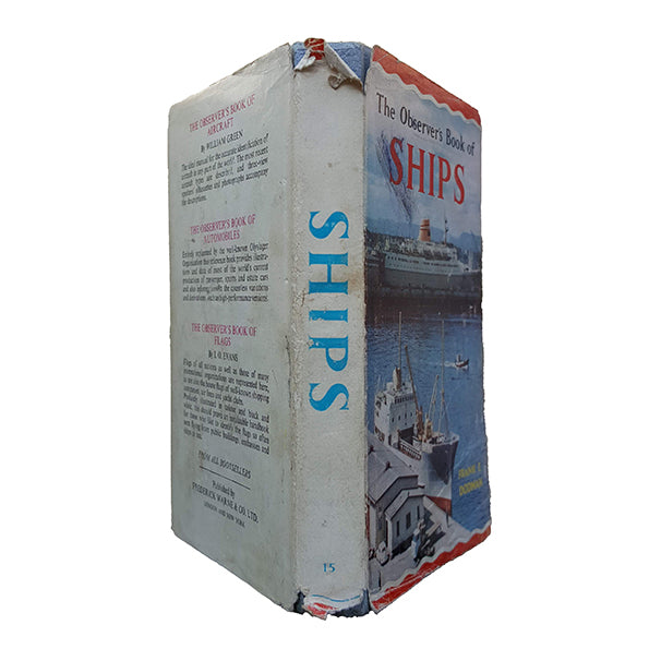 The Observer's Book of Ships by Frank E. Dodman (#15) NO DJ Blue