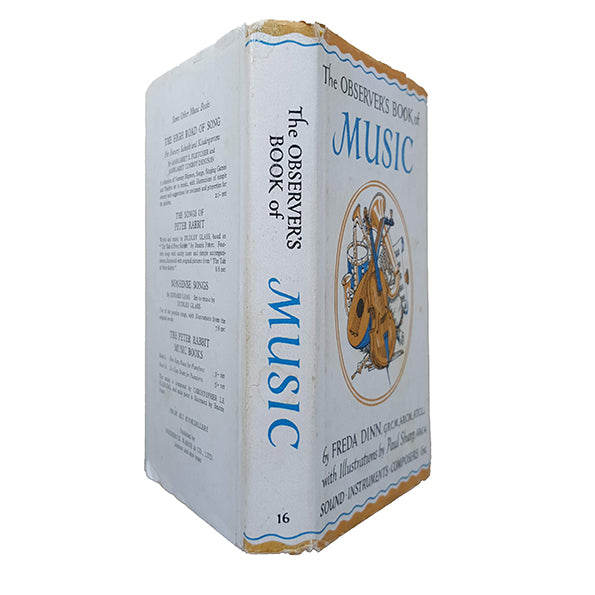 The Observer's Book of Music by Freda Dinn (#16) 1953 DJ