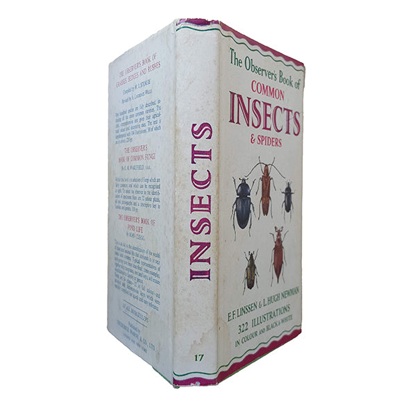 The Observer's Book of Common Insects &amp; Spiders (#17) 1969 DJ