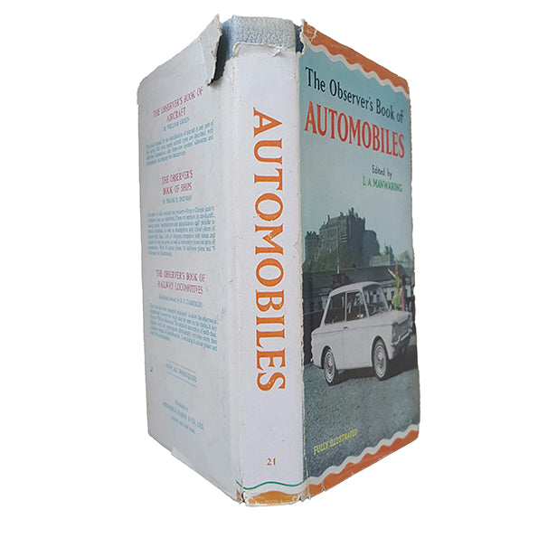 The Observer's Book of Automobiles by Richard T. Parsons (#21) 1964 DJ