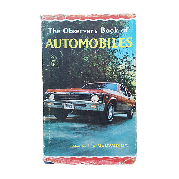 The Observer's Book of Automobiles by Richard T. Parsons (#21) 1969 DJ