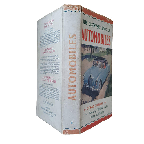 The Observer's Book of Automobiles by Richard T. Parsons (#21) 1956 DJ