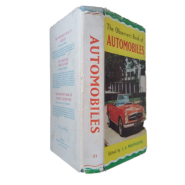 The Observer's Book of Automobiles by Richard T. Parsons (#21) 1965 DJ