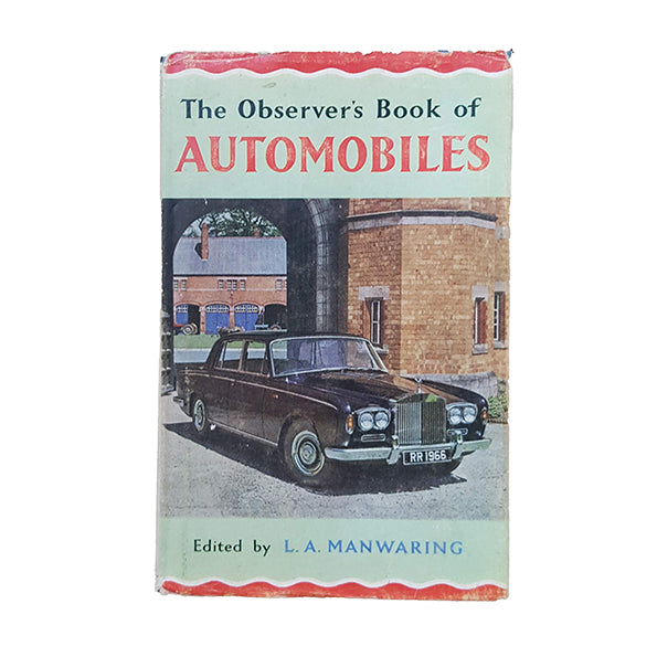 The Observer's Book of Automobiles by Richard T. Parsons (#21) 1966 DJ