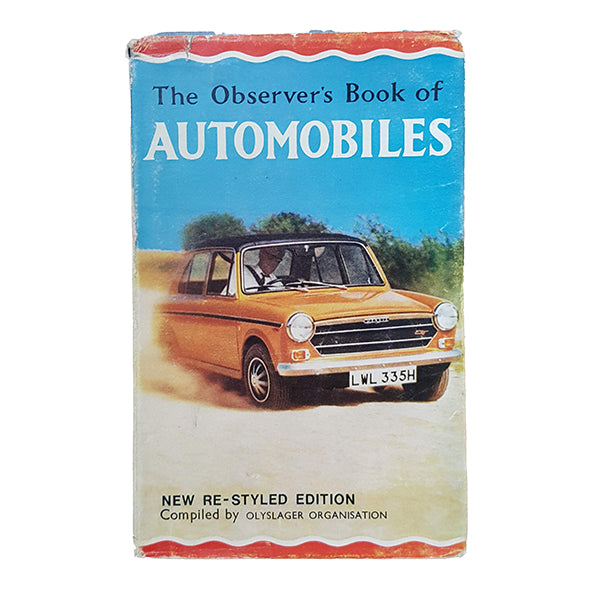 The Observer's Book of Automobiles by Richard T. Parsons (#21) 1970 DJ