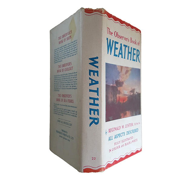 The Observer's Book of Weather by Reginald M. Lester (#22) 1964 DJ