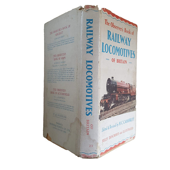 The Observer's Book of Railway Locomotives of Britain by H. C. Casserley (#23) 1961 DJ