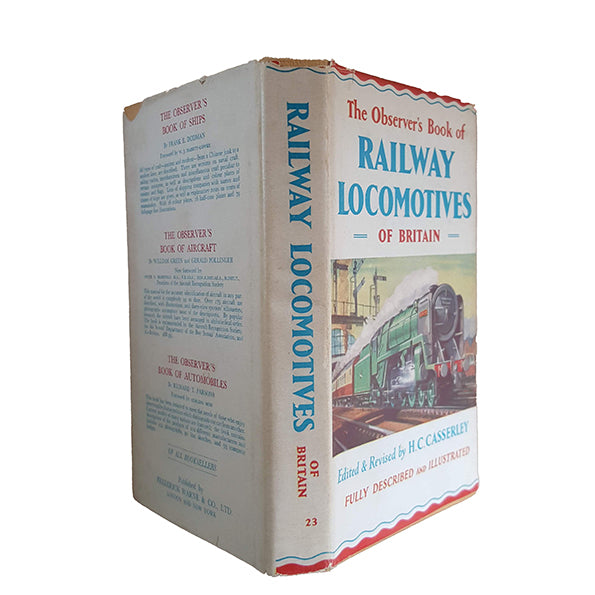 The Observer's Book of Railway Locomotives of Britain by H. C. Casserley (#23) DJ