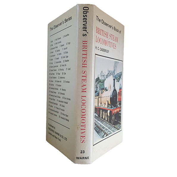 The Observer's Book of British Steam Locomotives of Britain by H. C. Casserley (#23) DJ
