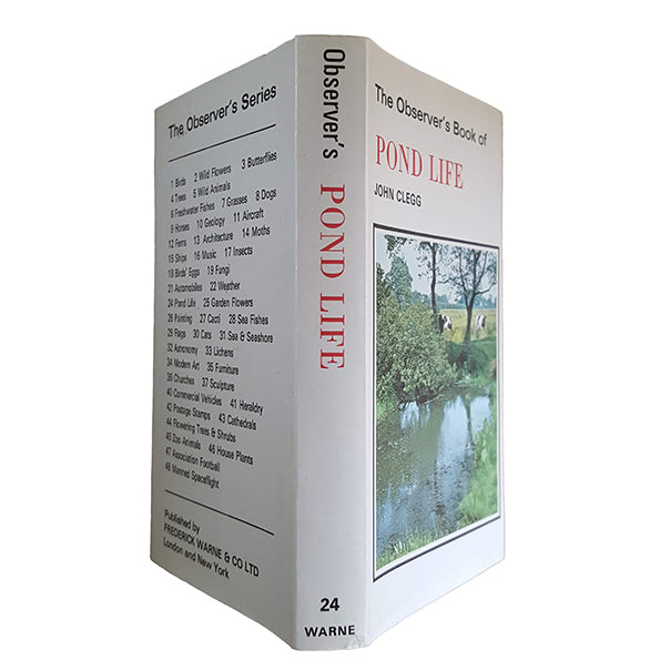 The Observer's Book of Pond Life by John Clegg (#24) 1974 DJ