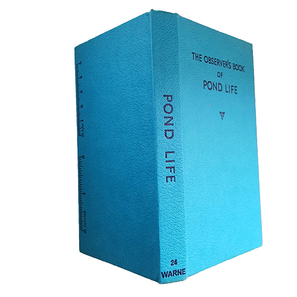 The Observer's Book of Pond Life by John Clegg (#24) 1956-70 NO DJ BLUE