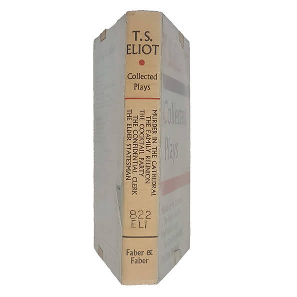 Collected Plays by T. S. Eliot - Faber &amp; Faber, 1962
