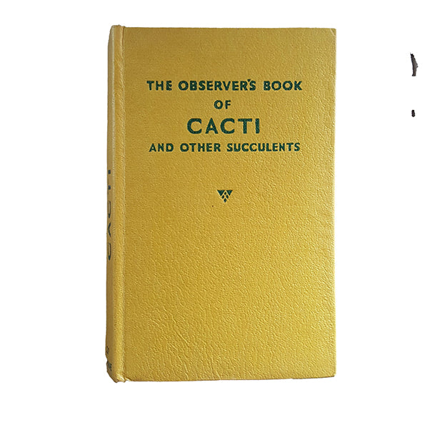 The Observer's Book of Cacti &amp; Other Succulents by S. H. Scott (#27) DJ