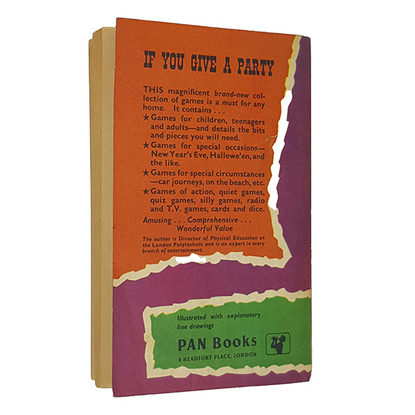 The Pan Book of Party Games by Joseph Edmundson 1962