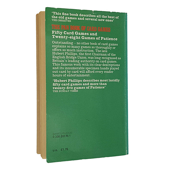 The Pan Book of Card Games by Hubert Phillips 1982