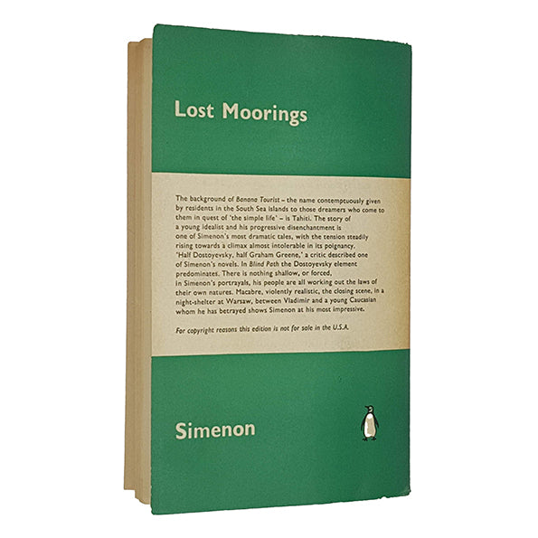 Georges Simenon's Lost Moorings - Penguin 1960
