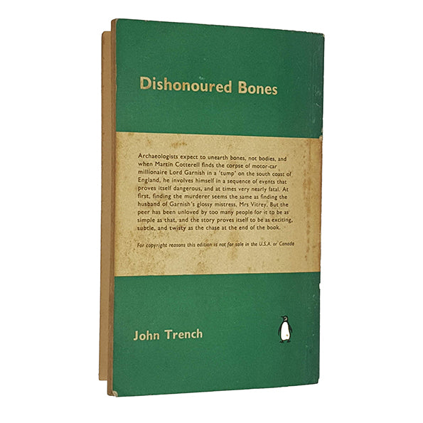 Dishonoured Bones by John Trench - Penguin 1960