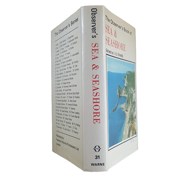 The Observer's Book of Sea and Seashore by I.O. Evans (#31) 1977 DJ