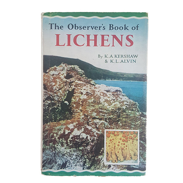 The Observer's Book of Lichens by K. A. Kershaw &amp; K. L. Alvin (#33) 1966 DJ