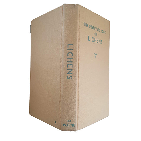 The Observer's Book of Lichens by K. A. Kershaw &amp; K. L. Alvin (#33) 1962-79 NO DJ BEIGE