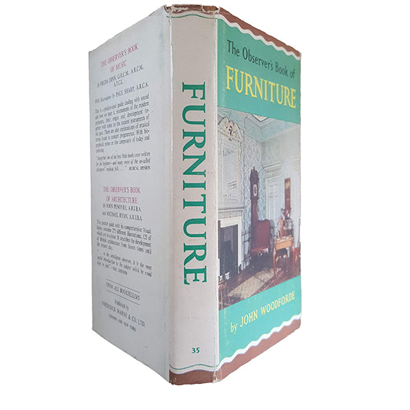 The Observer's Book of Furniture by John Woodforde (#35) 1966 DJ